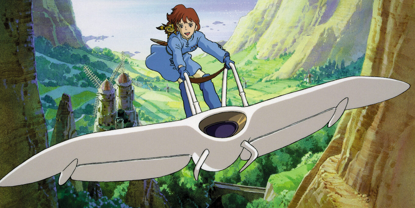 tło Nausicaä z Doliny Wiatru W KRAINIE GHIBLI 