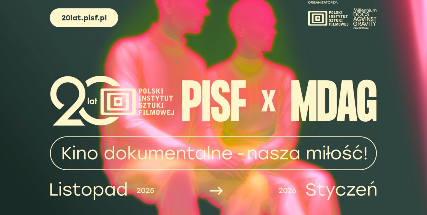 tło PISF X MDAG KINO DOKUMENTALNE - NASZA MIŁOŚĆ  6-22.01